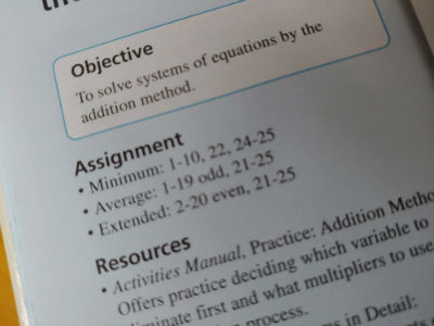 Bob Jones Algebra 1