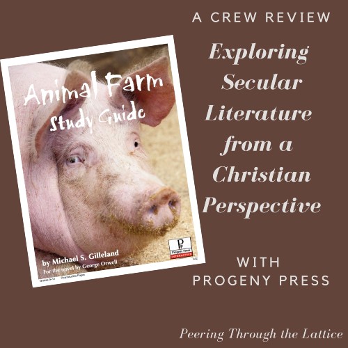 Exploring Secular Literature from a Christian Perspective with Progeny  Press | Peering Through the Lattice